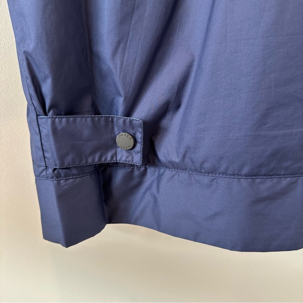 Peter Millar Hartford Jacket Mens Large Blue Full Zip Windbreaker Coat Layering - Picture 10 of 16